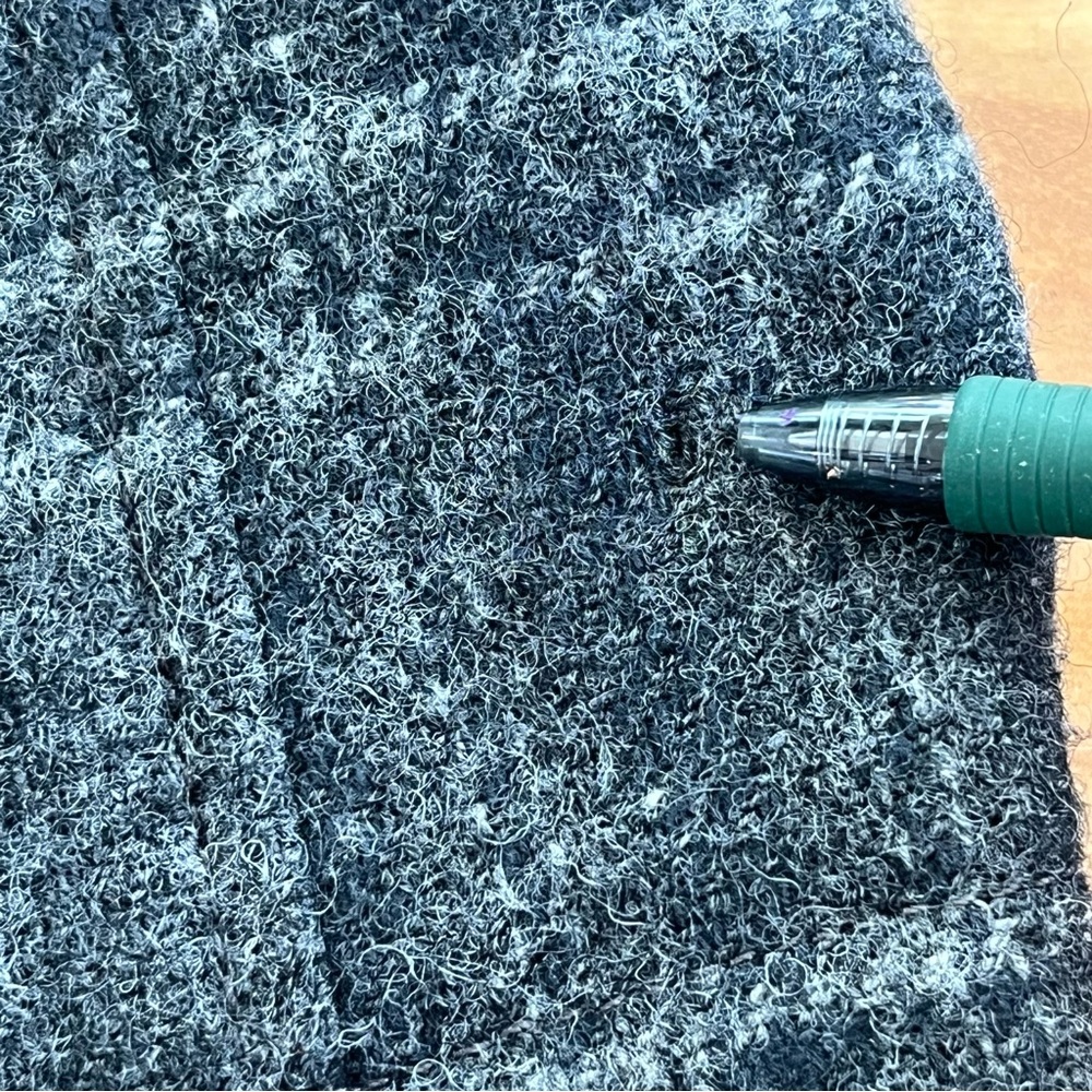 Pendleton Wool Jacket Coat Size Medium Plaid Navy… - image 8